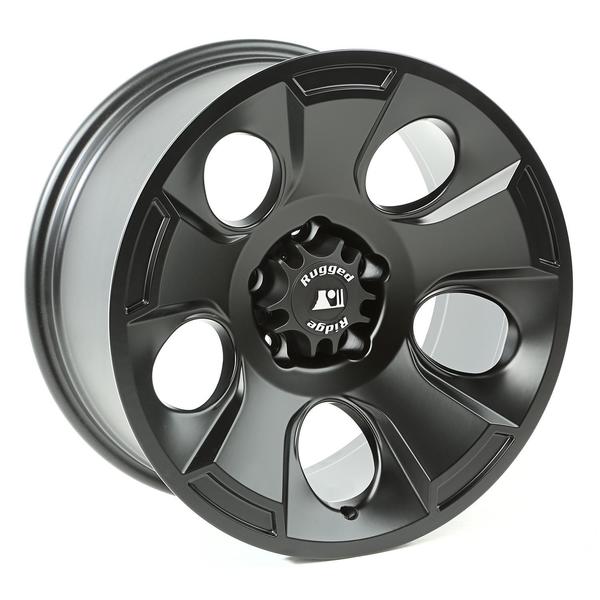 Rugged Ridge 07-16 WRANGLER DRAKON WHEEL 18X9 BLACK SATIN 15302.02